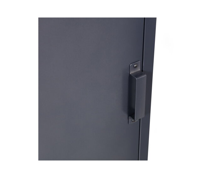 Cas Lockerkast 1dr Metaal Zwart - WOOOD
