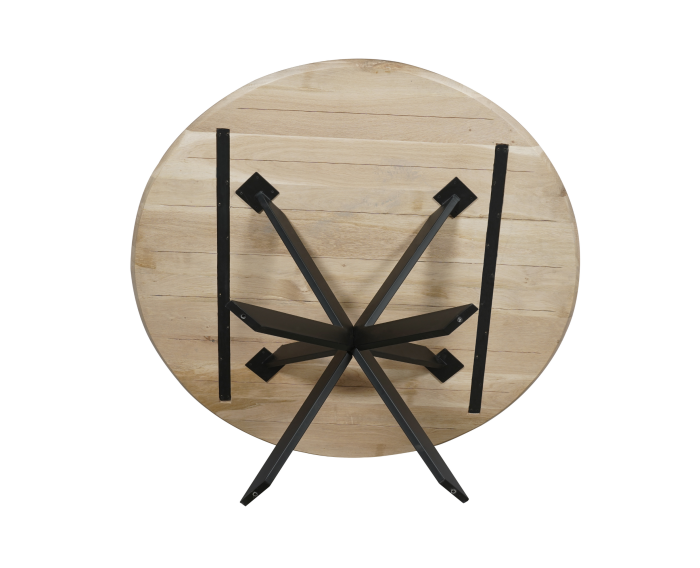 Eiken eettafel Ferris | Rond 110 cm | Naturel