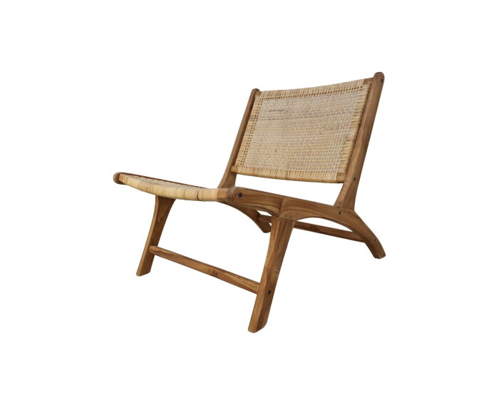 Loungestoel Rotan teak 67x81x71 - Naturel