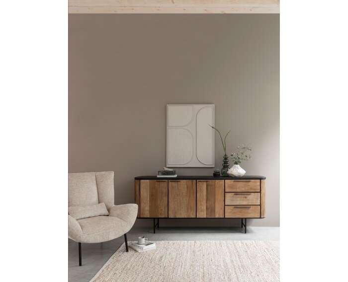 MUST Living fauteuil Astro - Naturel - 97x92x96 cm