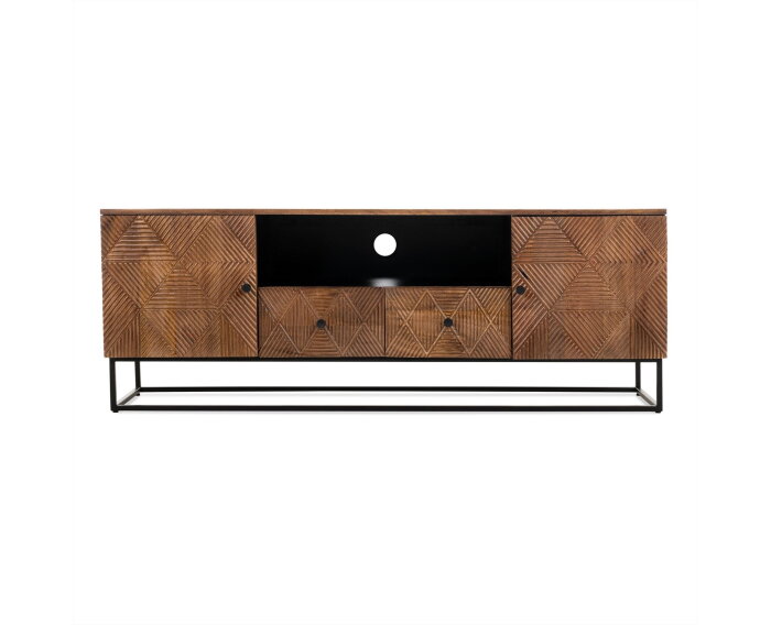 Tv-meubel Jasmin 150cm 2 deurs | Mangohout