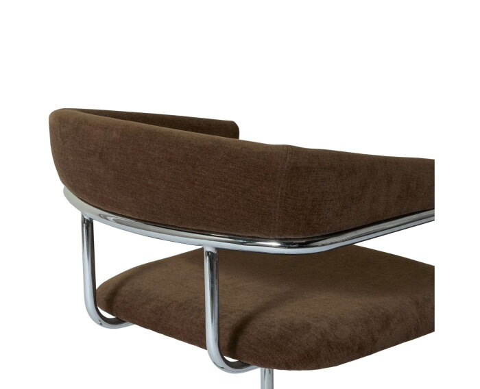 Eetkamerstoel Cabri chrome - Maloy 45 Chcolate - Bruin