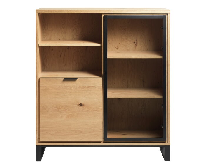 Vitrinekast Livorno eiken 138 cm