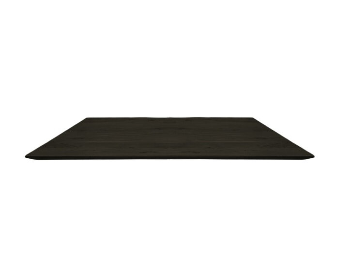 Tafelblad Zurich rechthoekig - 75x75x3,8 - Zwart - Acaciahout -  Swiss edge