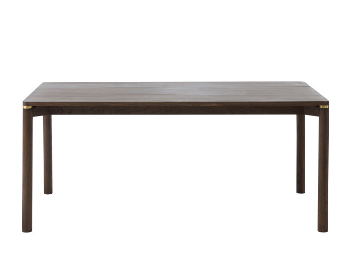 Eettafel Arun rechthoekig eiken 180x95 cm - Espresso bruin