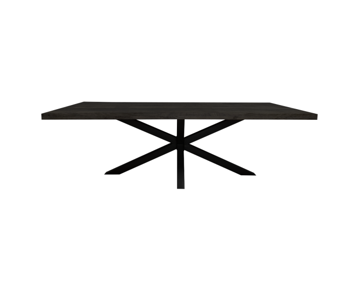 Eetkamertafel Denver Black | Rechthoek | 160 cm