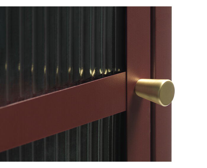 Vitrinekast Bronco tower 160 cm - Rood