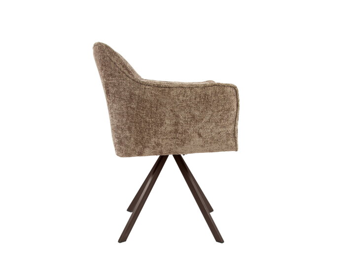 Armstoel Raster draaibaar VPE2 - Hoven champagne - brons