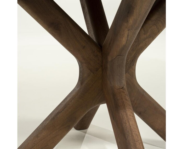 Eettafel Tycho 150x150cm - lichtbruin | Eleonora