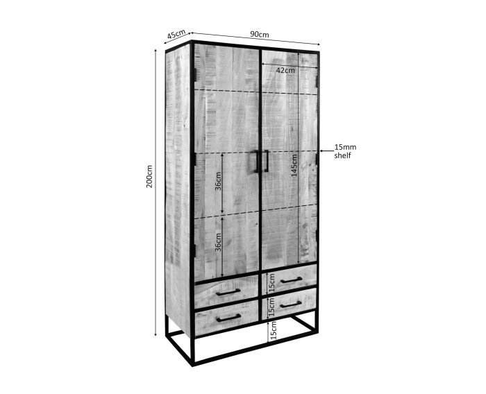 Kabinet Dakota | 90 cm