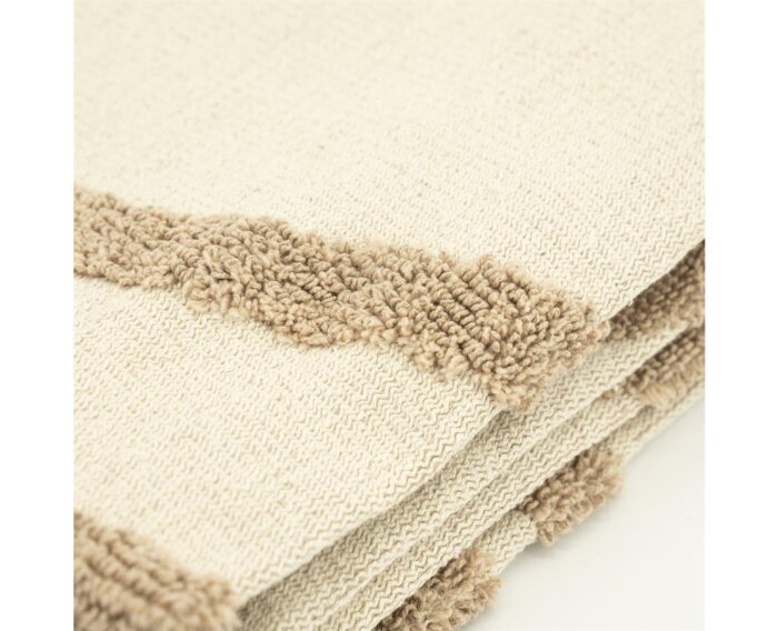 Plaid Majani 170x130cm - taupe | BY-BOO