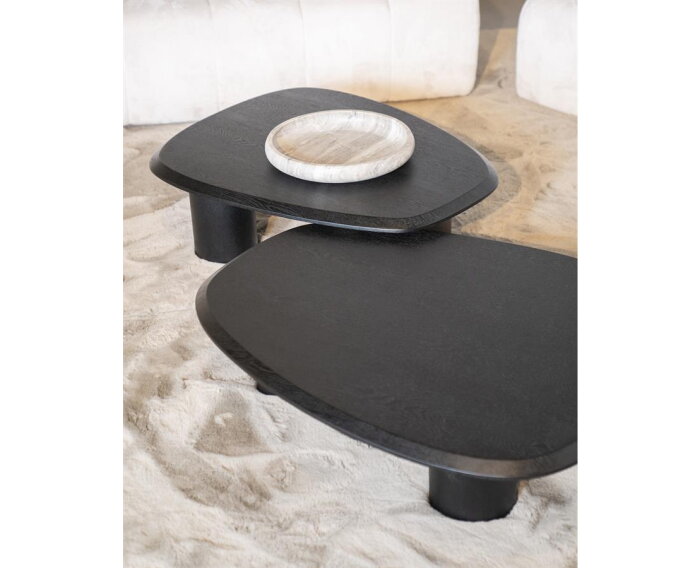 Salontafel Walter 106x88cm - zwart | Eleonora