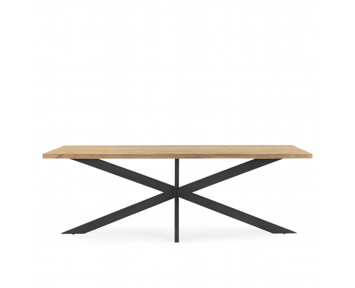 Eettafel Colin Mangohout Rechthoek 5 cm Dik &ndash; 160x90x75 cm