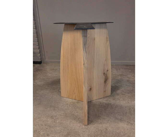 Onderstel Nina eikenhout organisch - set van 2 - 47x50x72 cm