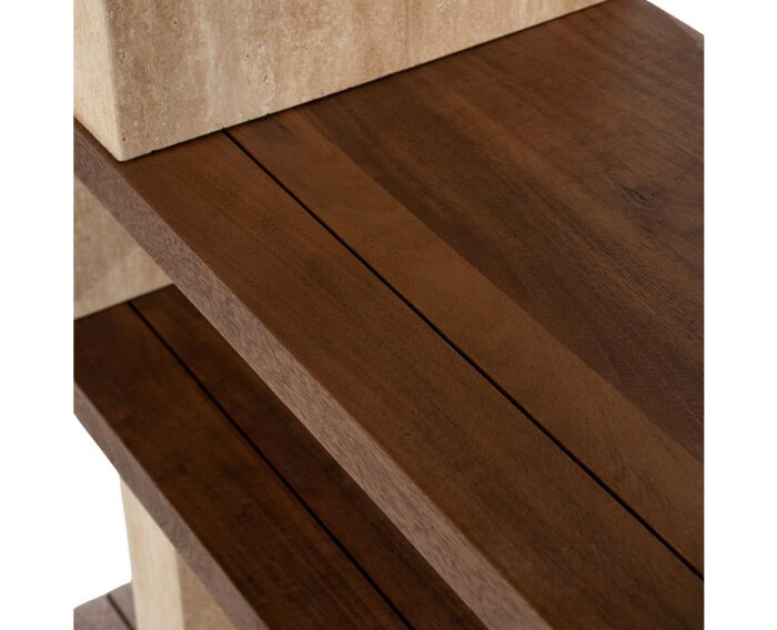 Boekenkast Odin 180x35cm - bruin | Eleonora
