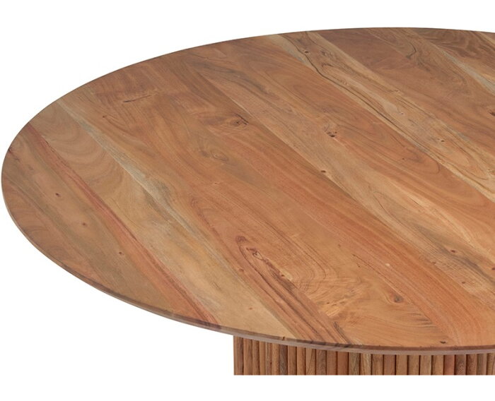 Eettafel Congo Rond 120cm Acacia - Naturel
