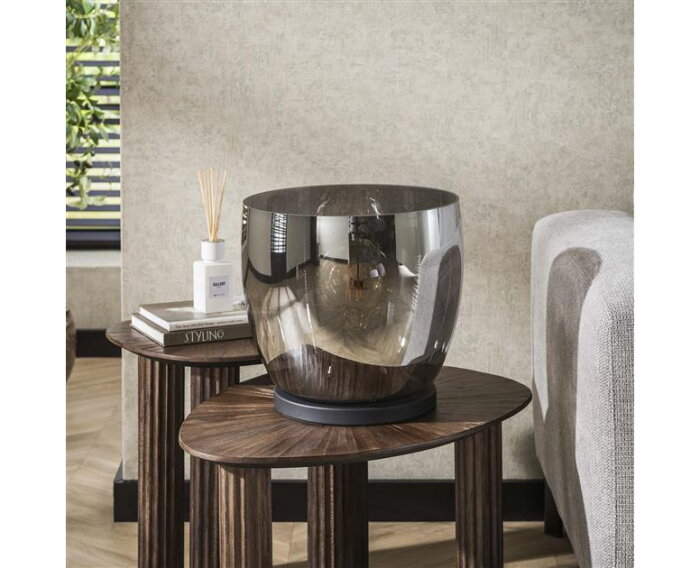 Vloerlamp UP XL - Smoke grey glas