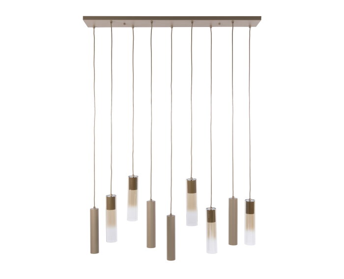 Hanglamp Lungo 5+4L - Beige