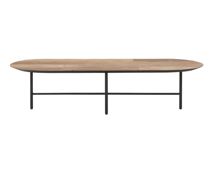 DTP Home Soho salontafel teakhout ovaal - 35x150x60 cm - Naturel