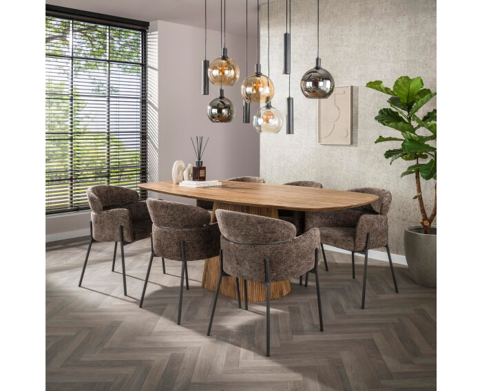 Hanglamp Sfera Tricolore 5+4L - Artic zwart