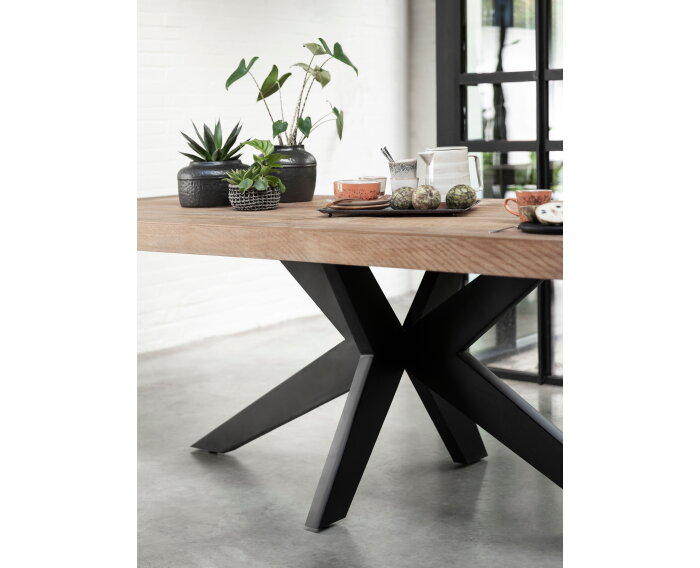 Masterpiece eettafel Lincoln teakhout 260x100x77 cm