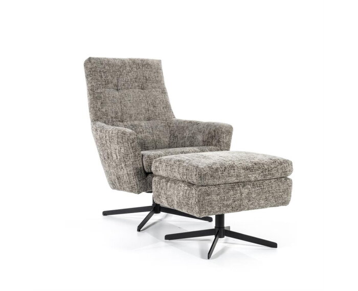 Draaibare Fauteuil Dea - Comfortabele relaxstoel met knopen | SEVN