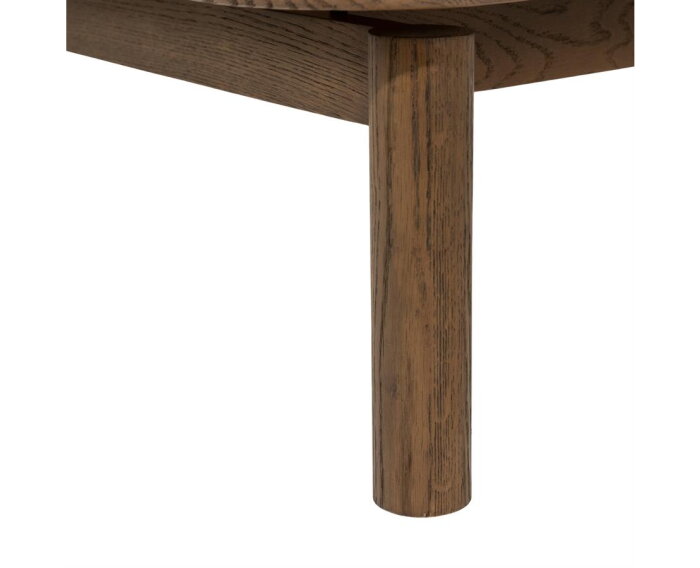 Salontafel Gabi 100x100cm - bruin | Eleonora