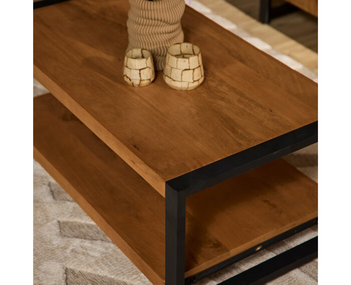 Salontafel Boaz met onderblad | 110 cm