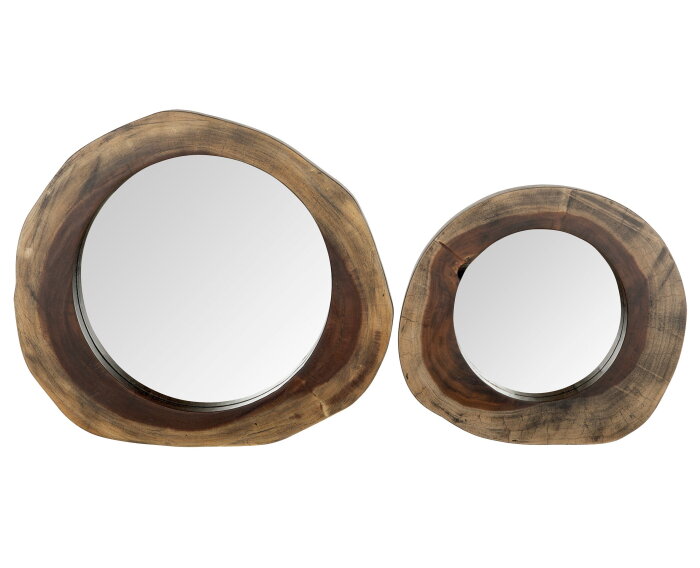 Mirror Sensation small - ORDER by 2 pcs,6x&Oslash;35 cm, nature shape