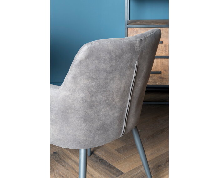 Eetkamerstoel Bronco | Antraciet | Livingfurn