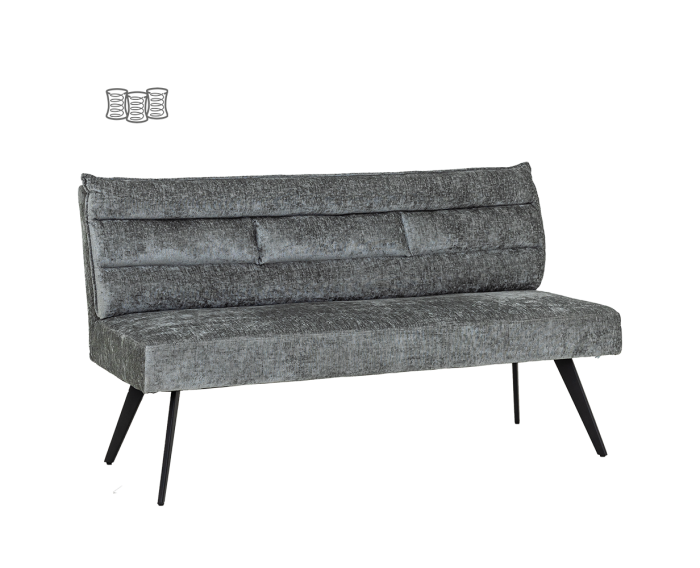 Rosora Bankje 160 cm - HZ6068-85 grey