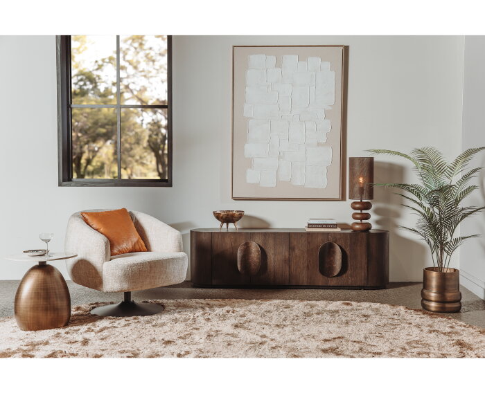 Allure TV-meubel donkerbruin 180 cm