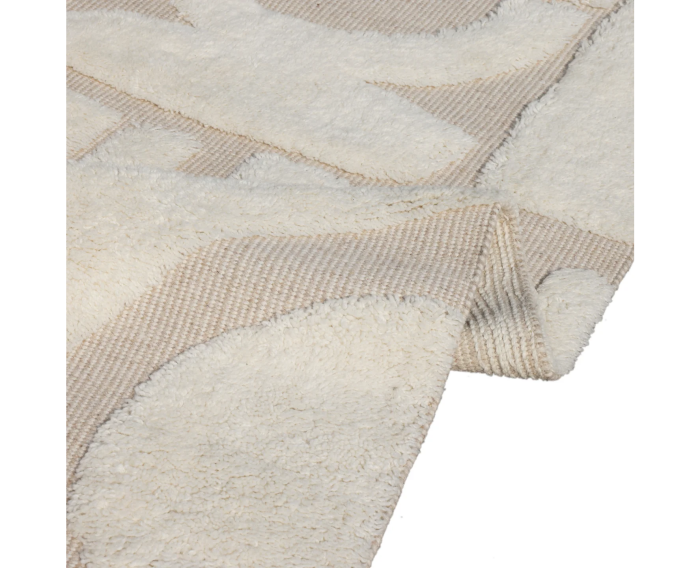 by fonQ Glyph Vloerkleed - Naturel - Rechthoekig - 160 x 230 cm