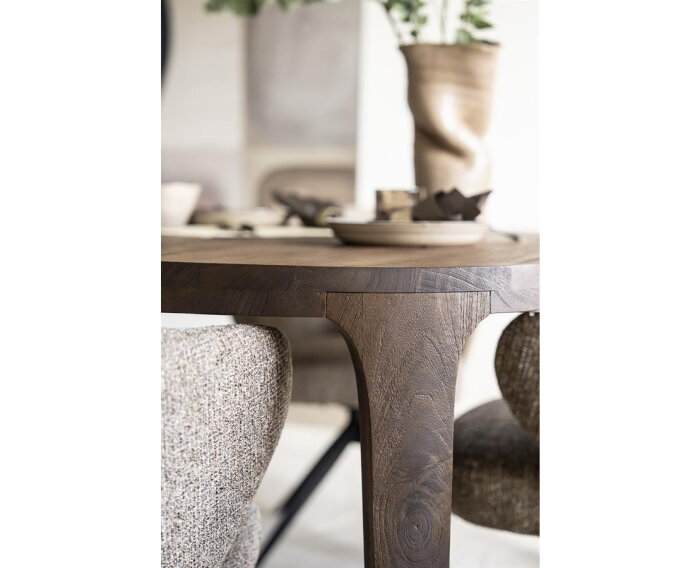 Eettafel Taylor 140x120cm - bruin | Eleonora