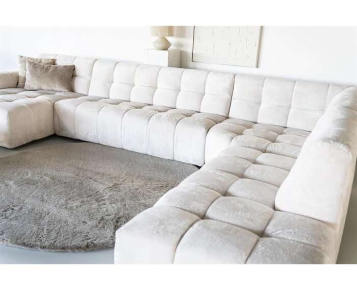 modulaire hoekbank Veronique  – Luxe designbank met verfijnd lijnenspel | SEVN
