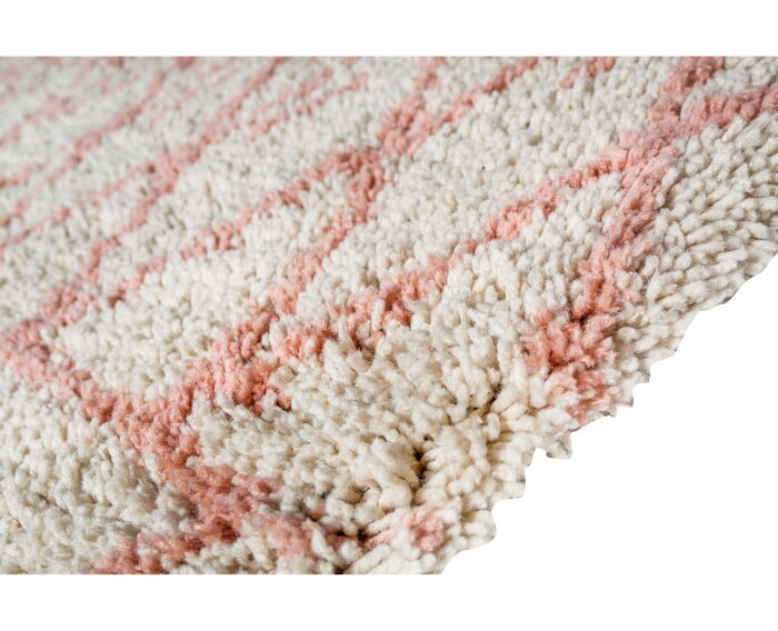 Karpet, 200x300 cm, C712 naturel/roze