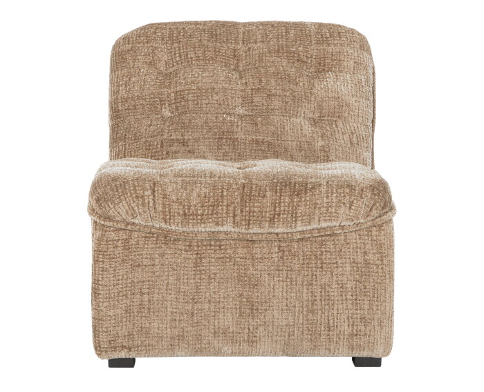 MUST Living fauteuil Liberty - Glamour sand - 75x67x85 cm