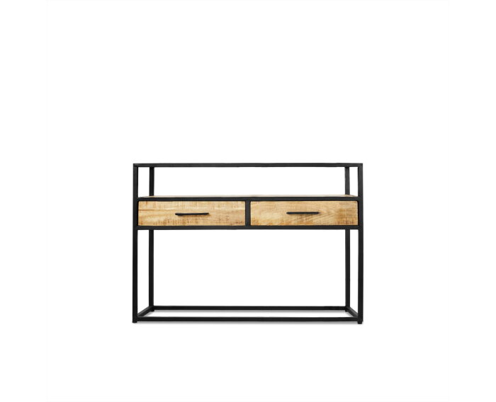 Sidetable Jax visgraat mangohout 120 cm - Naturel