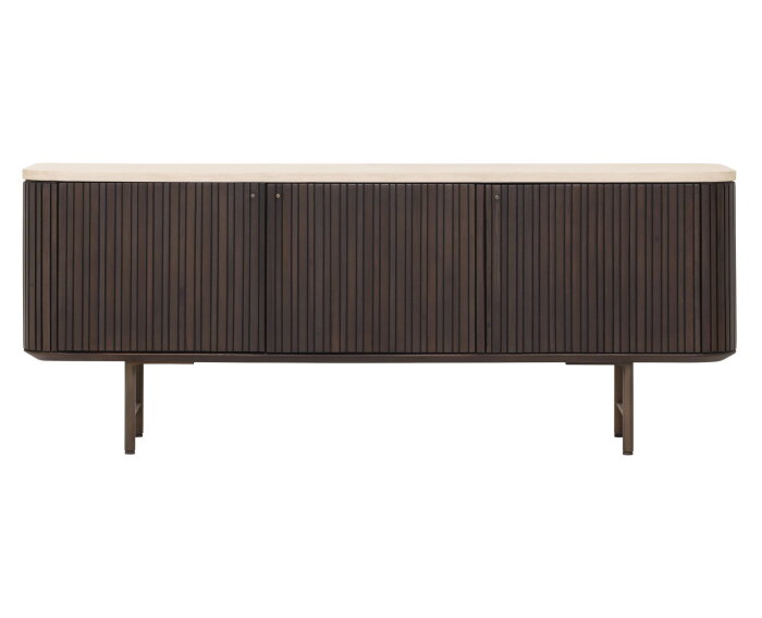TV stand Maroon small, 3 doors,55x140x35 cm, mahogany + mortex
