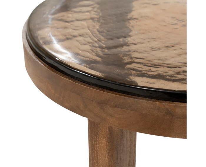 Side table Lucent 45x45cm - bruin | BY-BOO