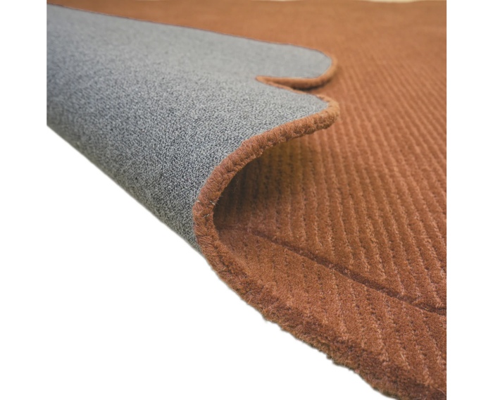 by fonQ Scallop Vloerkleed - Wine Red - Organisch - 120 x 170 cm
