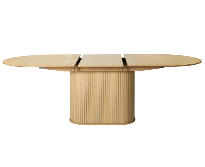 Eettafel Nola eikenhout Ovaal 95x180-230 CM - Naturel