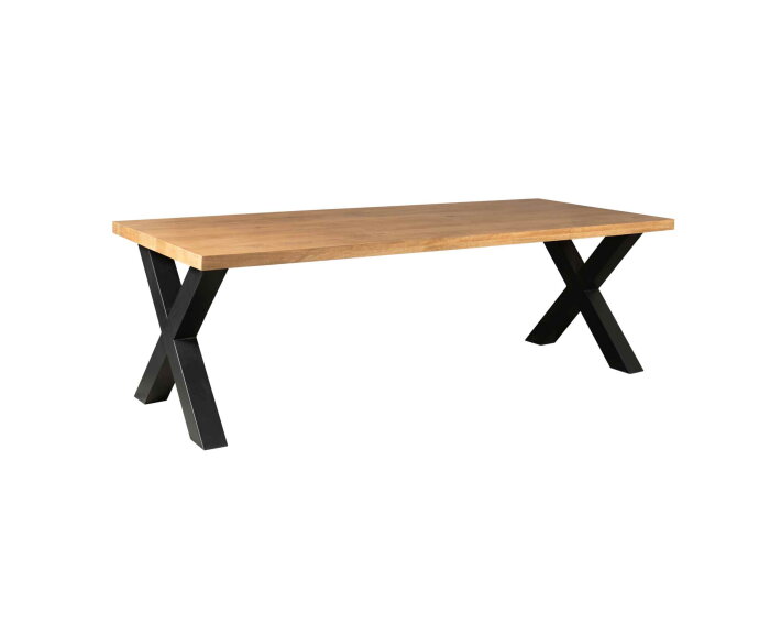 Eetkamertafel Denver | Rechthoek X-poot | 300 cm
