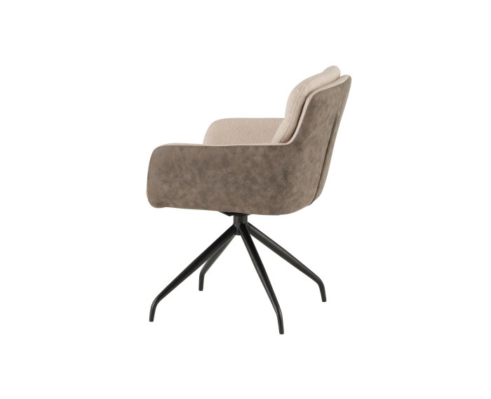 Eetkamerstoel Senn - Grey Bouclé | Le Chair