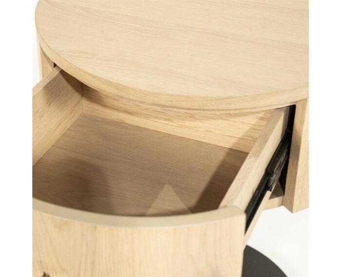 Nachtkastje Skye 50x50cm - naturel | Eleonora