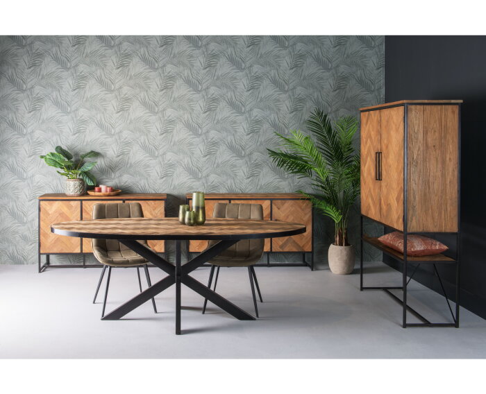 Eettafel Accent Ovaal 210 cm | Livingfurn 10953 | Slechts € 775 | Meubelplaats.nl