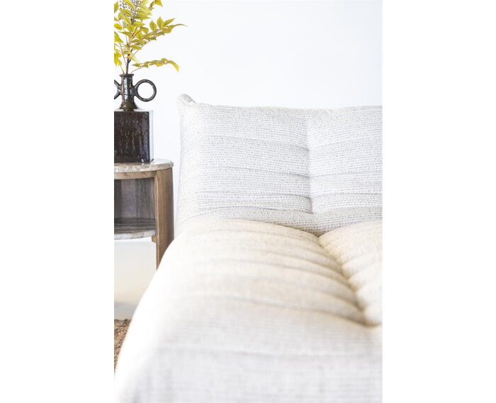 SEVN Rosa modulaire loungebank - Silencio Beige - 246x180 cm - zelf samen te stellen