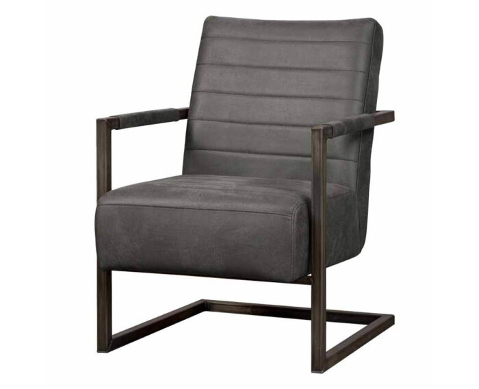 Rocca Fauteuil - Bull anthracite