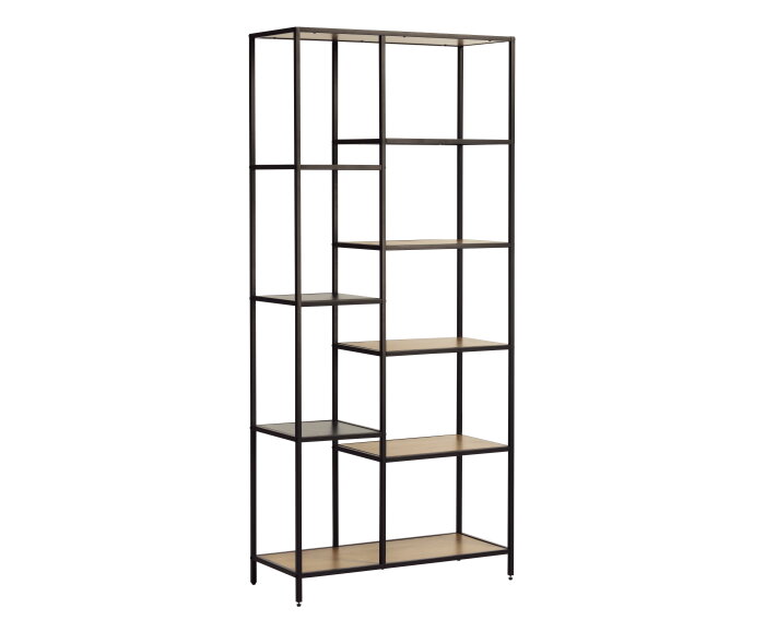 Stellingkast Altino eiken melamine 180 cm - Naturel