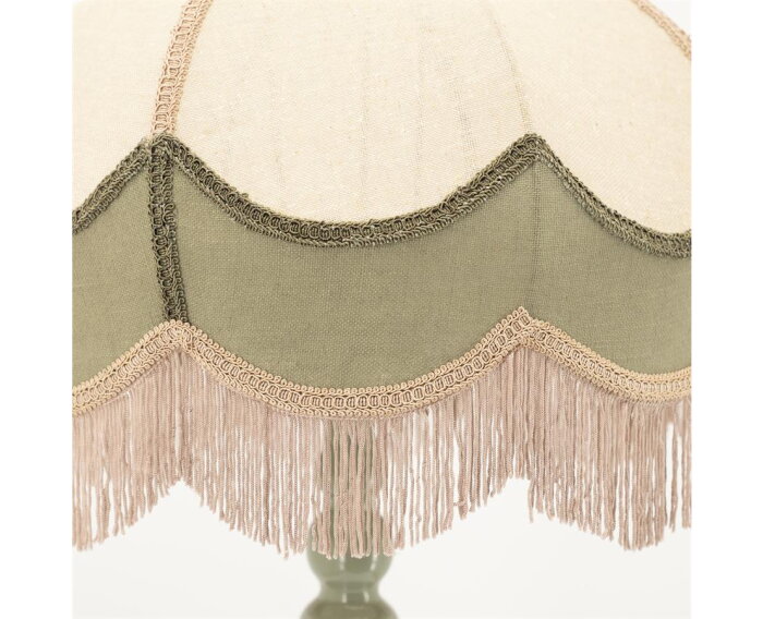 Floor lamp Fringaloo - groen | BY-BOO